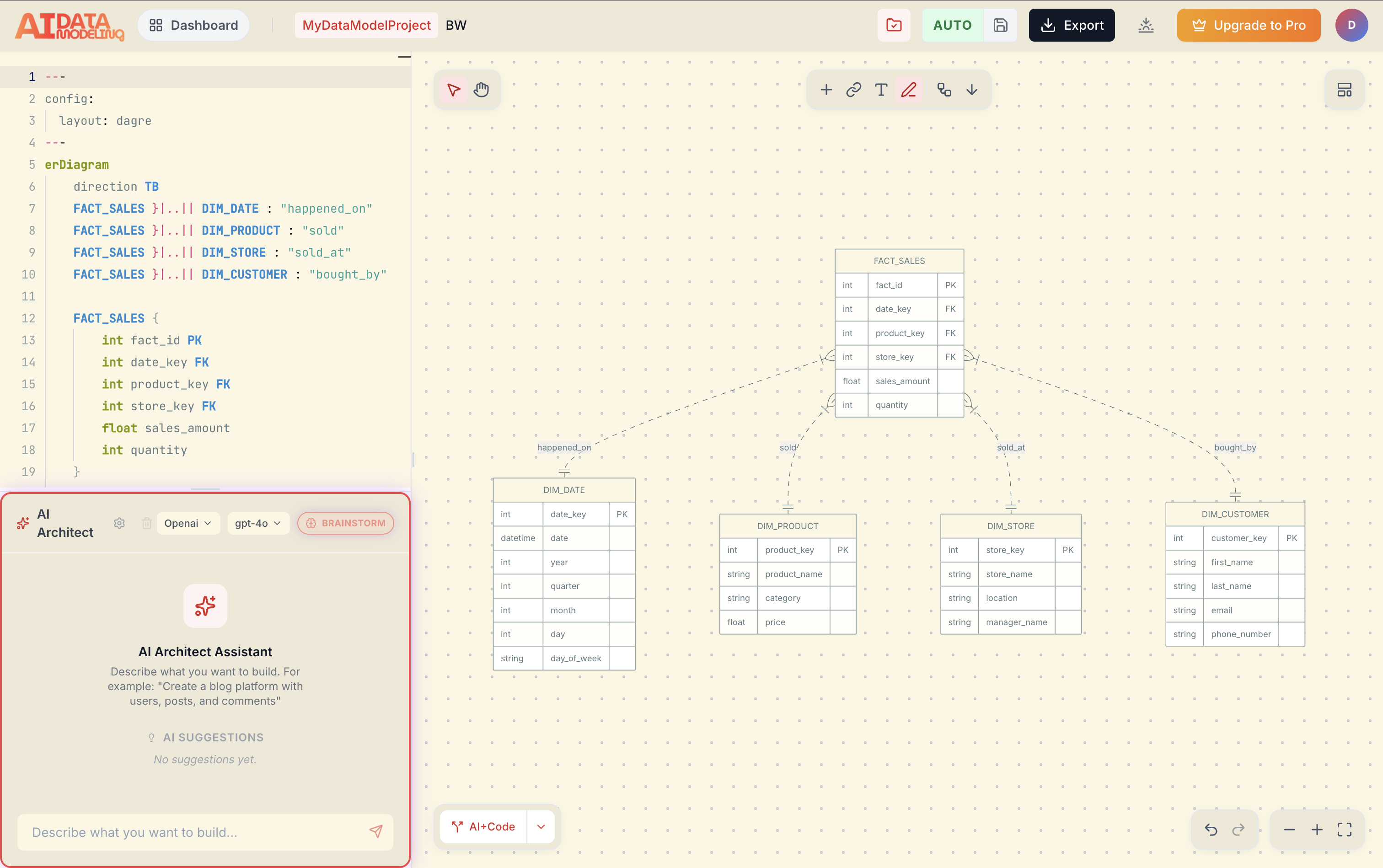 AI Data Modeling | Local-First AI Database Architect